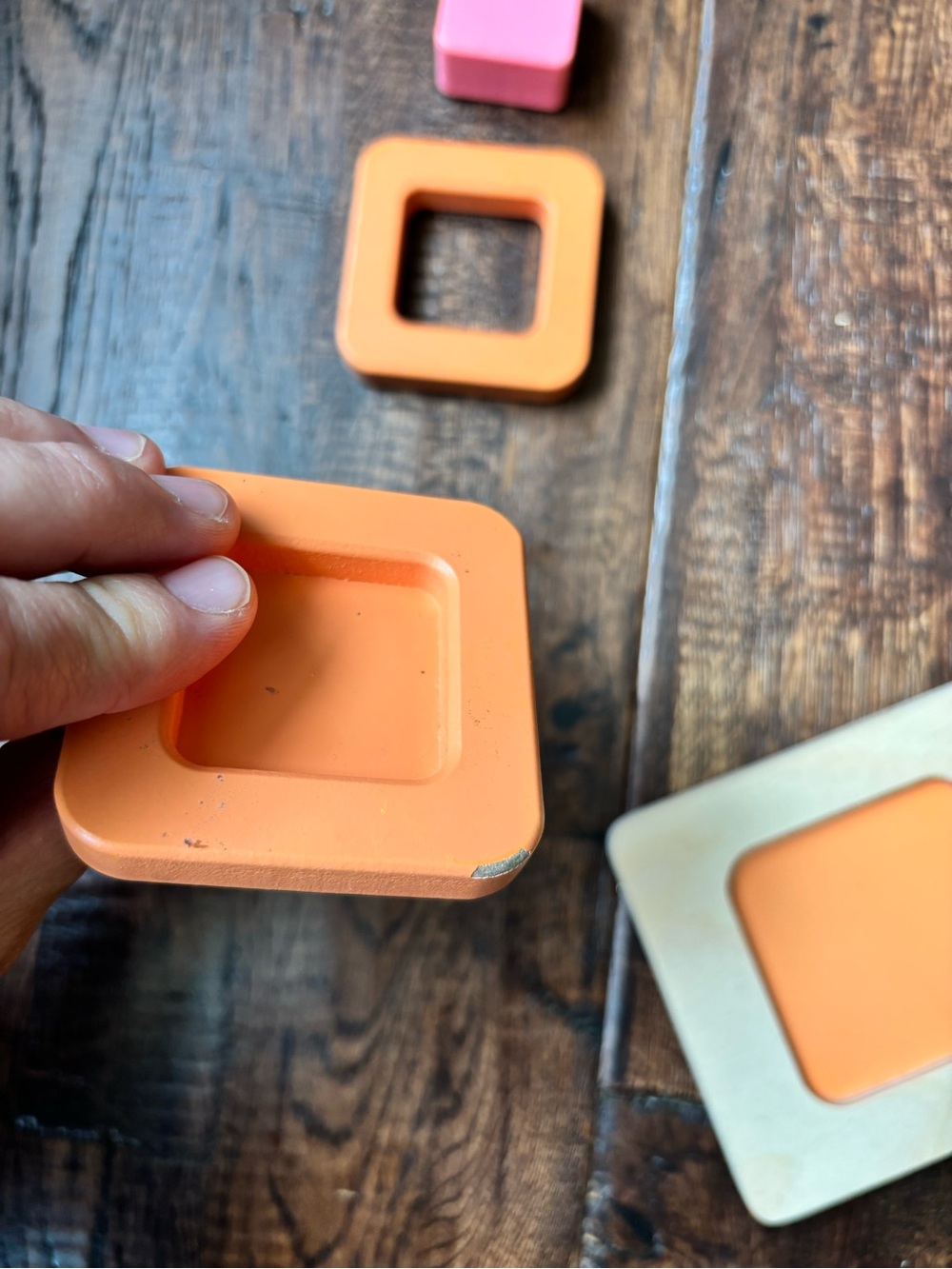 Lovevery geo shapes puzzle from the realist play kit - Picture 3 of 12